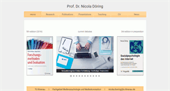 Desktop Screenshot of nicola-doering.de